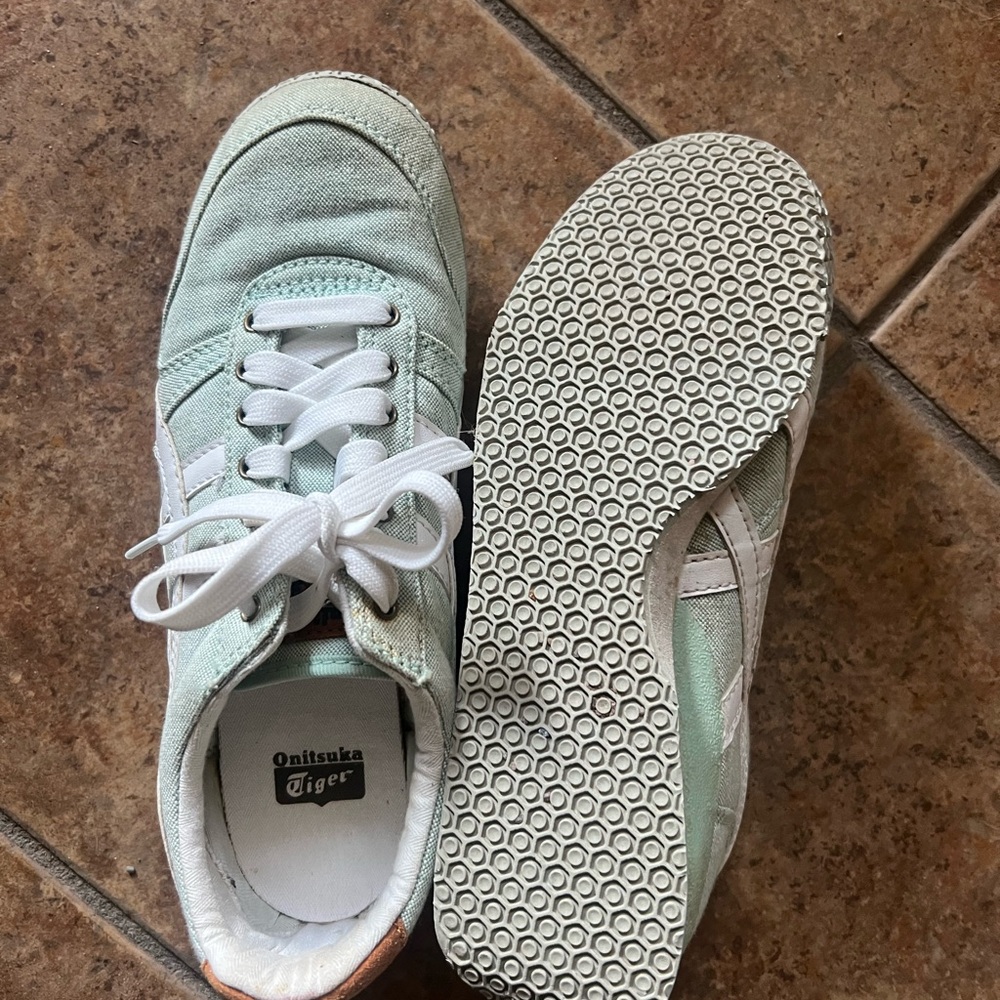 Onitsuka Tiger by Asics Mint Green Sneakers - Picture 4 of 4